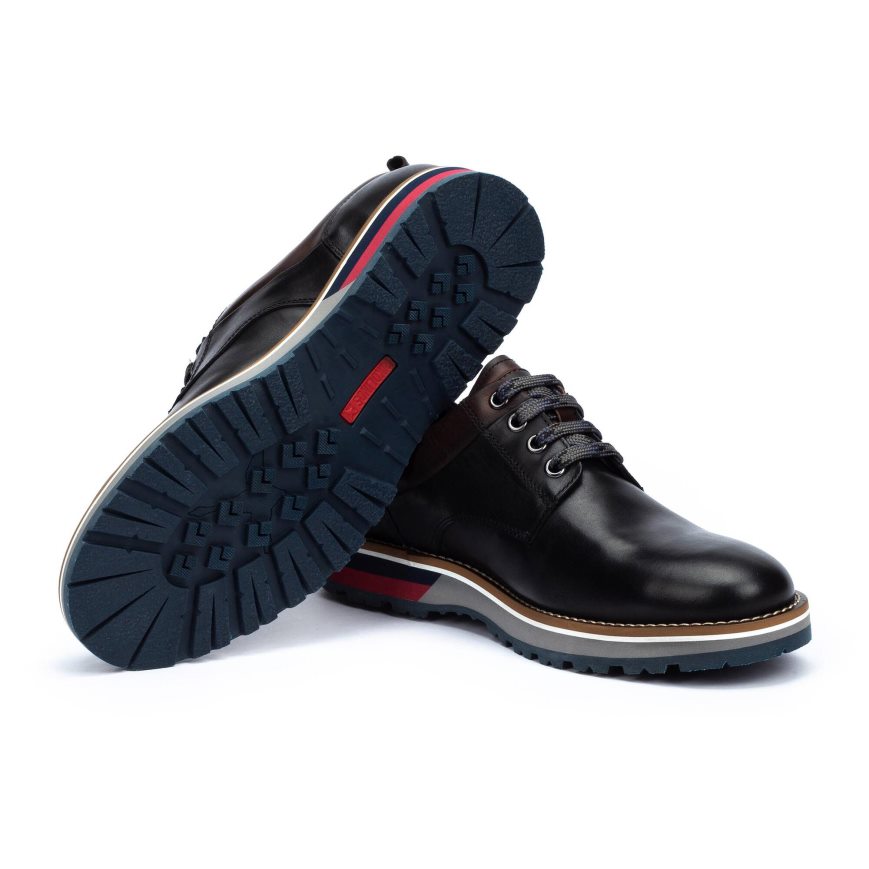 Men's Pikolinos PIRINEOS Casual Shoes Black | NZ XQ3925A